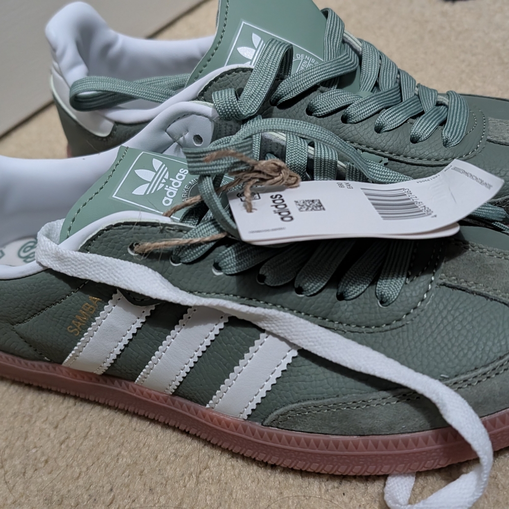 Adidas Samba Green Men's Shoes
